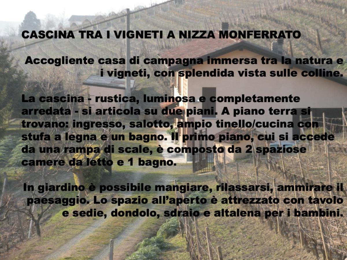 Cascina Tra I Vigneti A Nizza Monferrato Vila Exterior foto